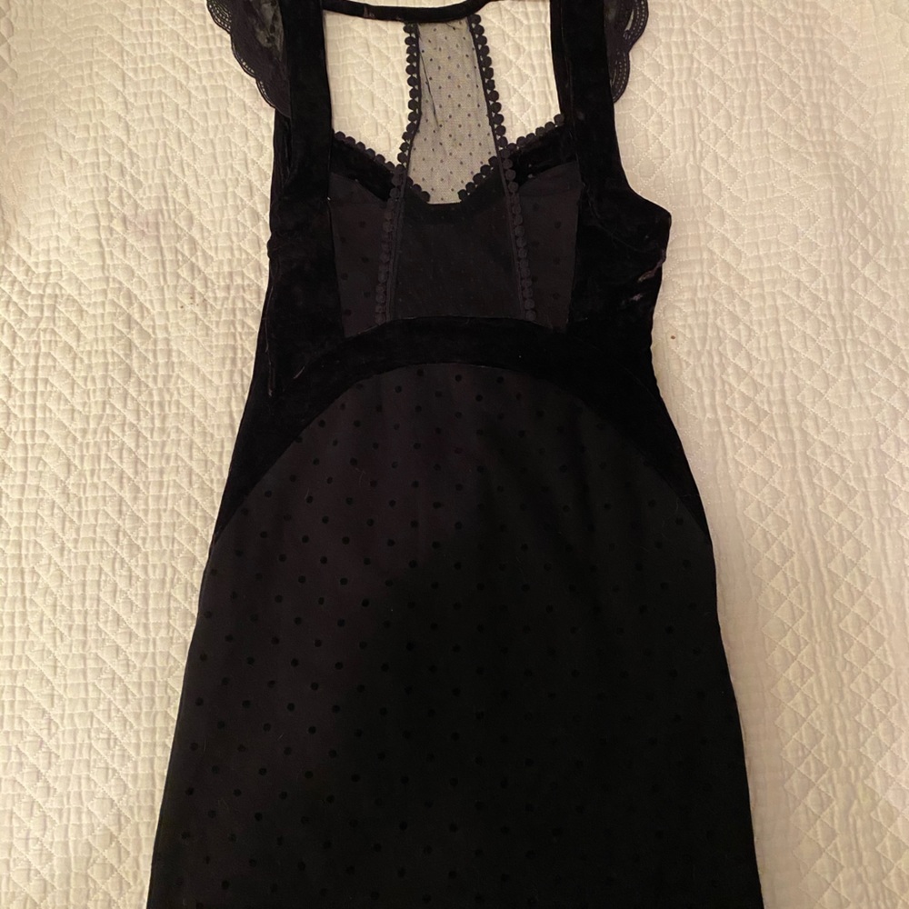 Free People Black Dress with lace